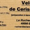 recette velours cerises noires - rucher de Claron
