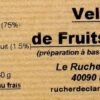 recette velours défaits rouges - rucher de Claron