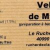 recette velours de myrtilles - rucher de Claron
