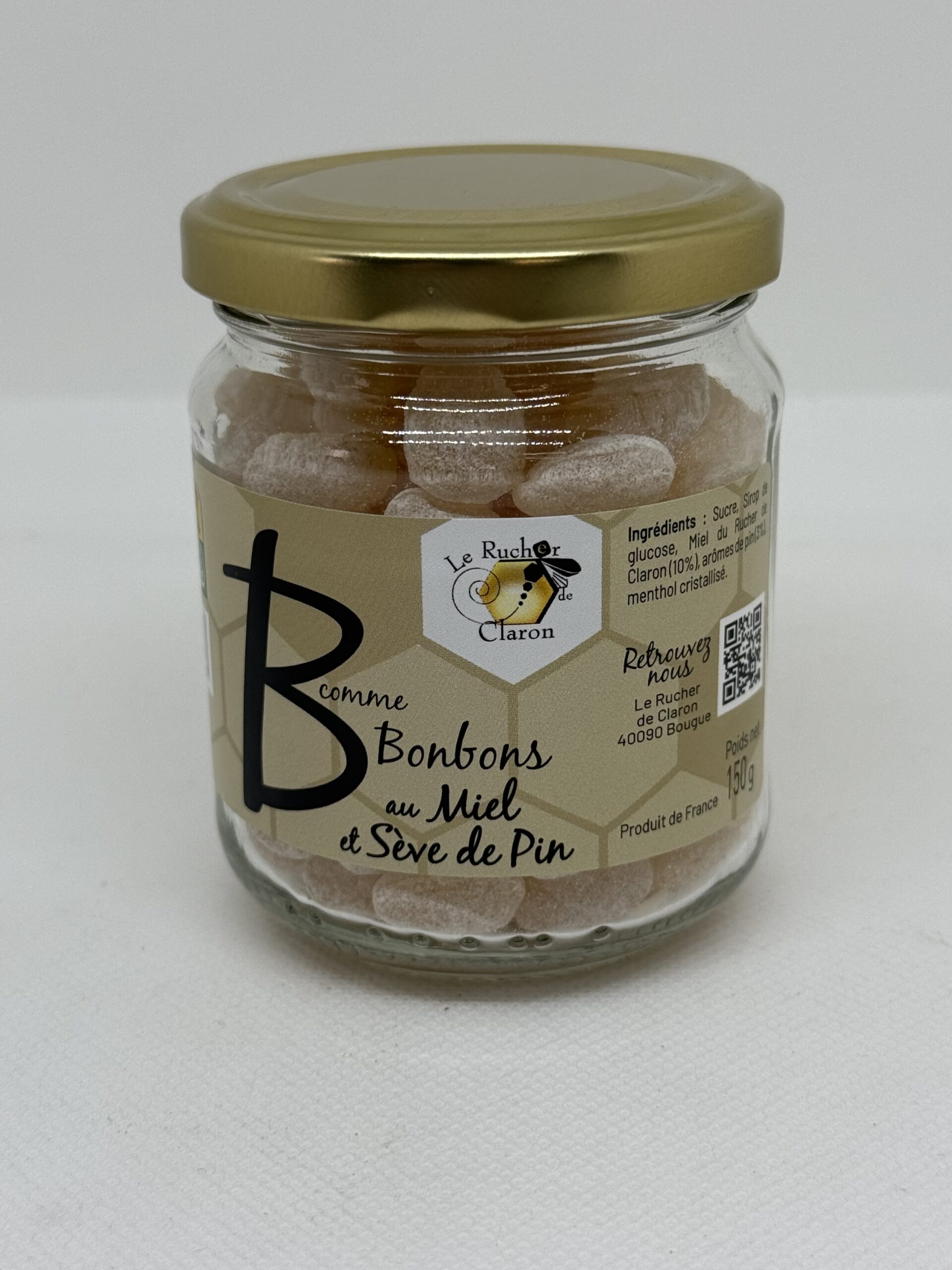 Bonbons au miel et sève de pin