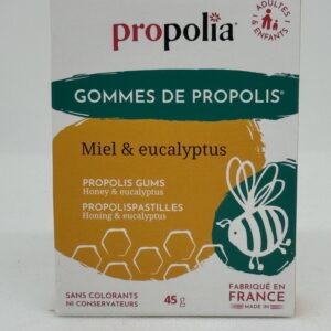Gommes de Propolis Miel et Eucalyptus